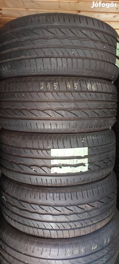 215/45r16 Bridgestone nyarigumi  garnitúra 7mm