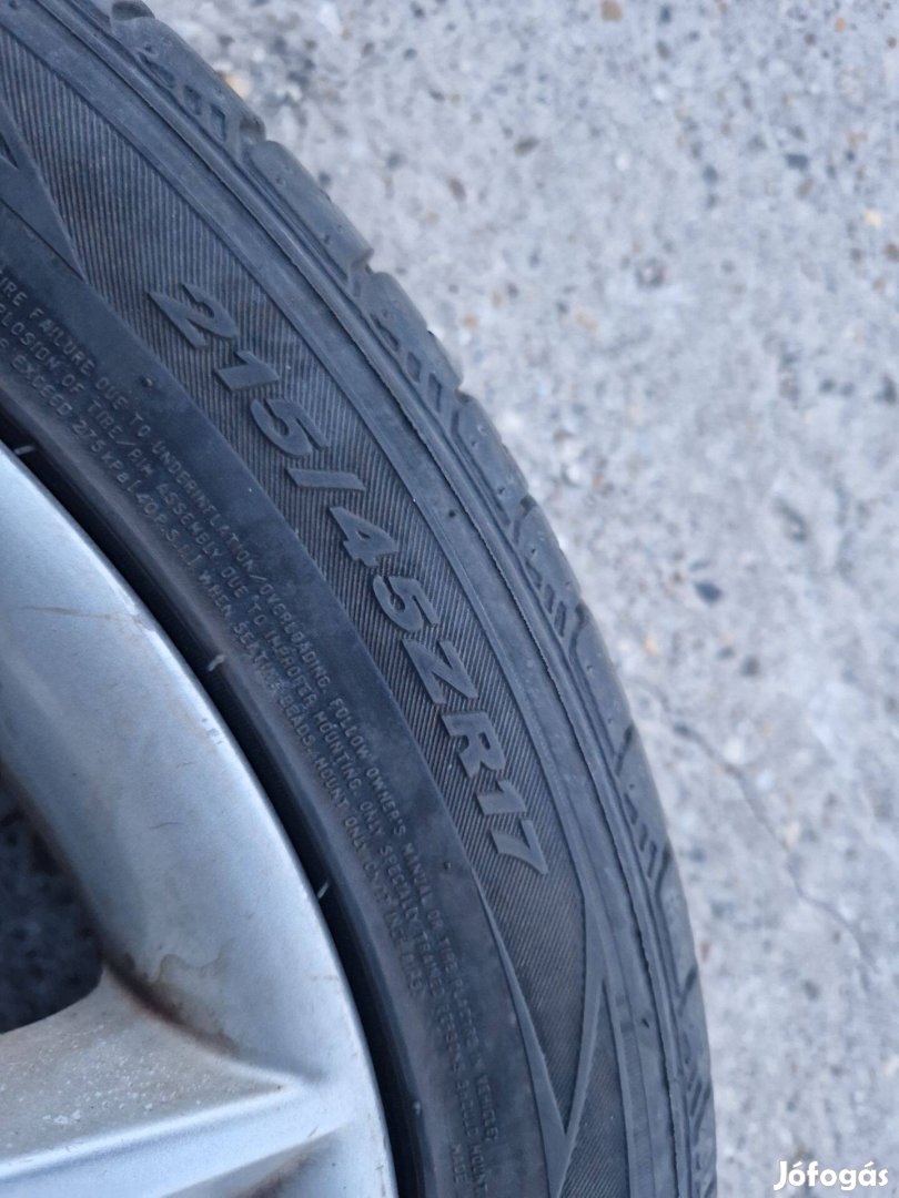 215/45r17 Nexen gumi eladó