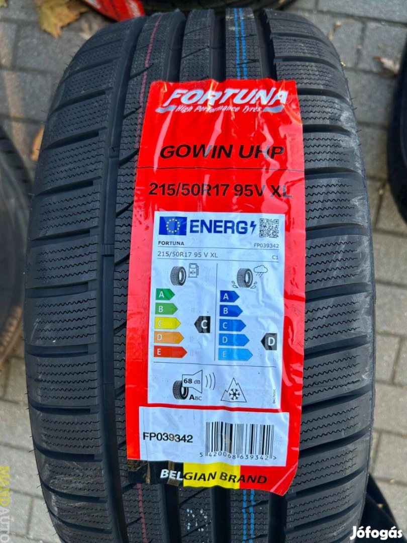 215/50R17 Fortuna Gowin UHP(Goodyear termék!),Új téligumi