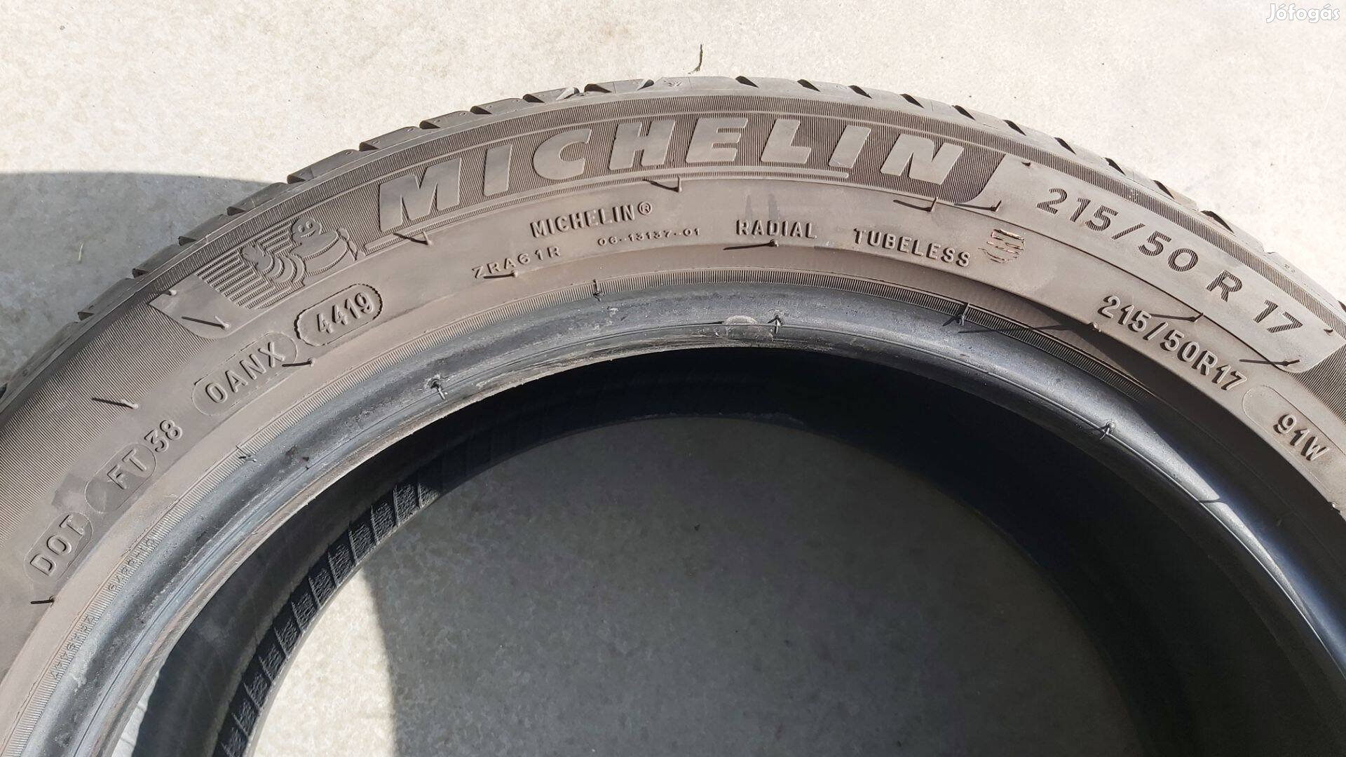 215/50R17 Michelin nyári gumi