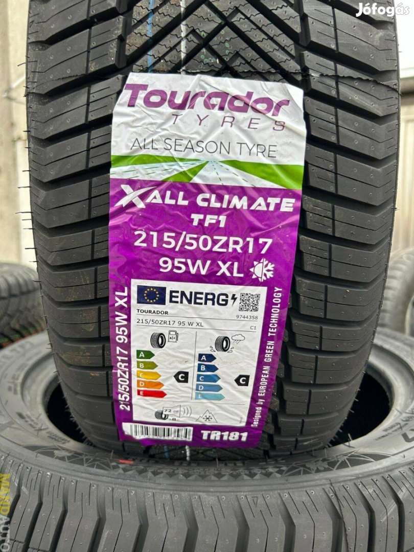 215/50R17 Tourador X All Season(XL),Új négy évszakos gumi