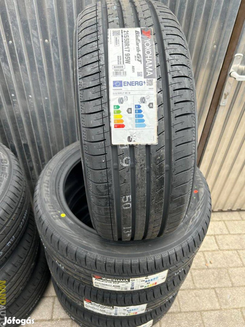215/50R17 Yokohama GT AE51(XL),Új nyárigumi