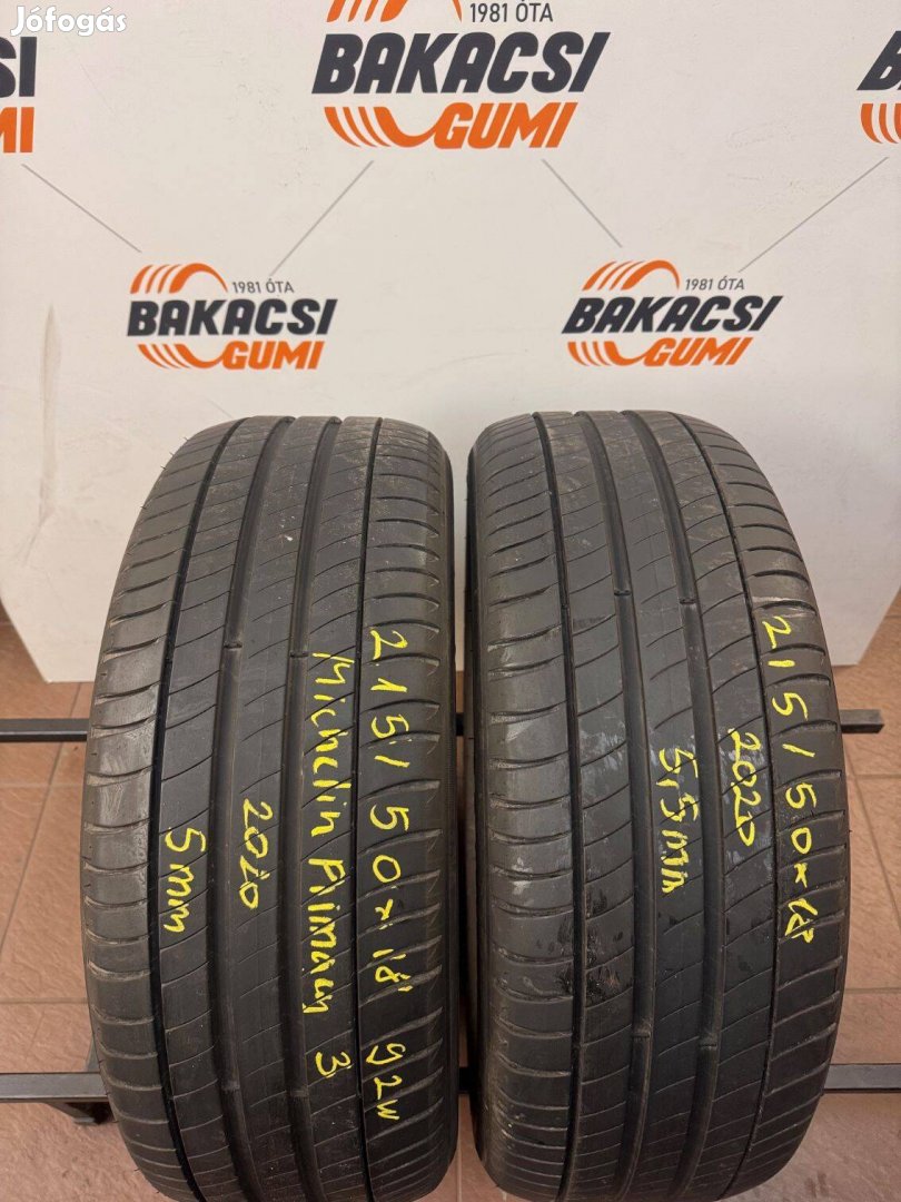 215/50R18 215 50 18 215/50x18 Michelin nyári gumi eladó
