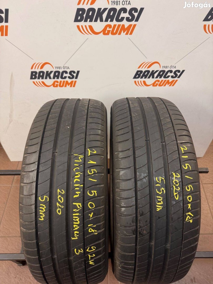 215/50R18 215 50 18 215/50x18 Michelin nyári gumi eladó