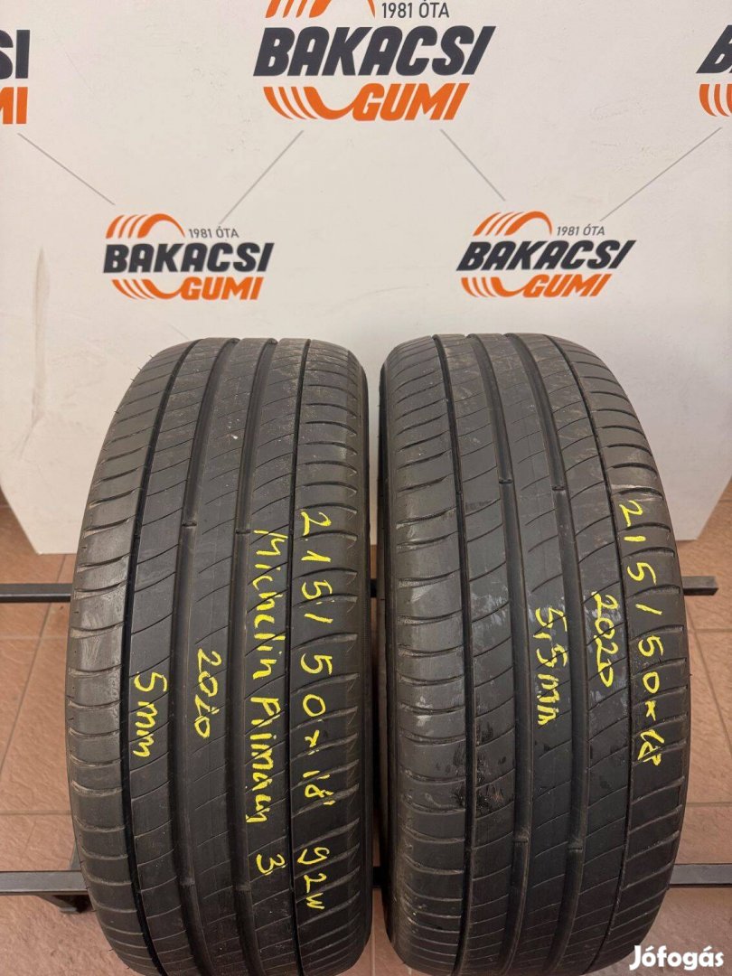 215/50R18 215 50 18 215/50x18 Michelin nyári gumi eladó