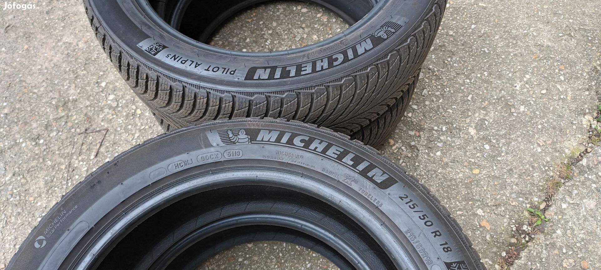 215/50R18 Michelin Pilot Alpin 5 téligumik eladók