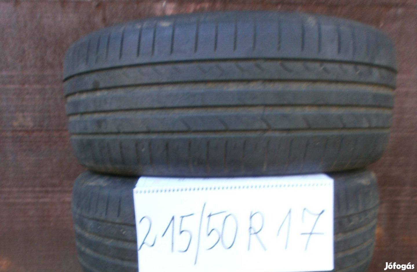 215/50 R17 nyárigumi 4 db