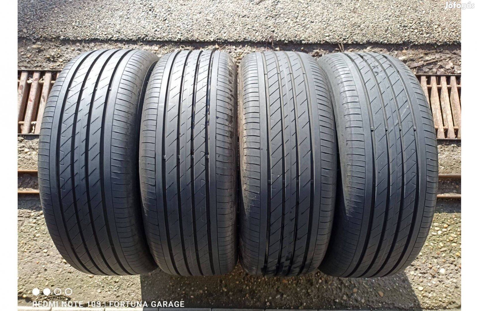 215/50 R18" Goodyear újszerű nyári garnitúra