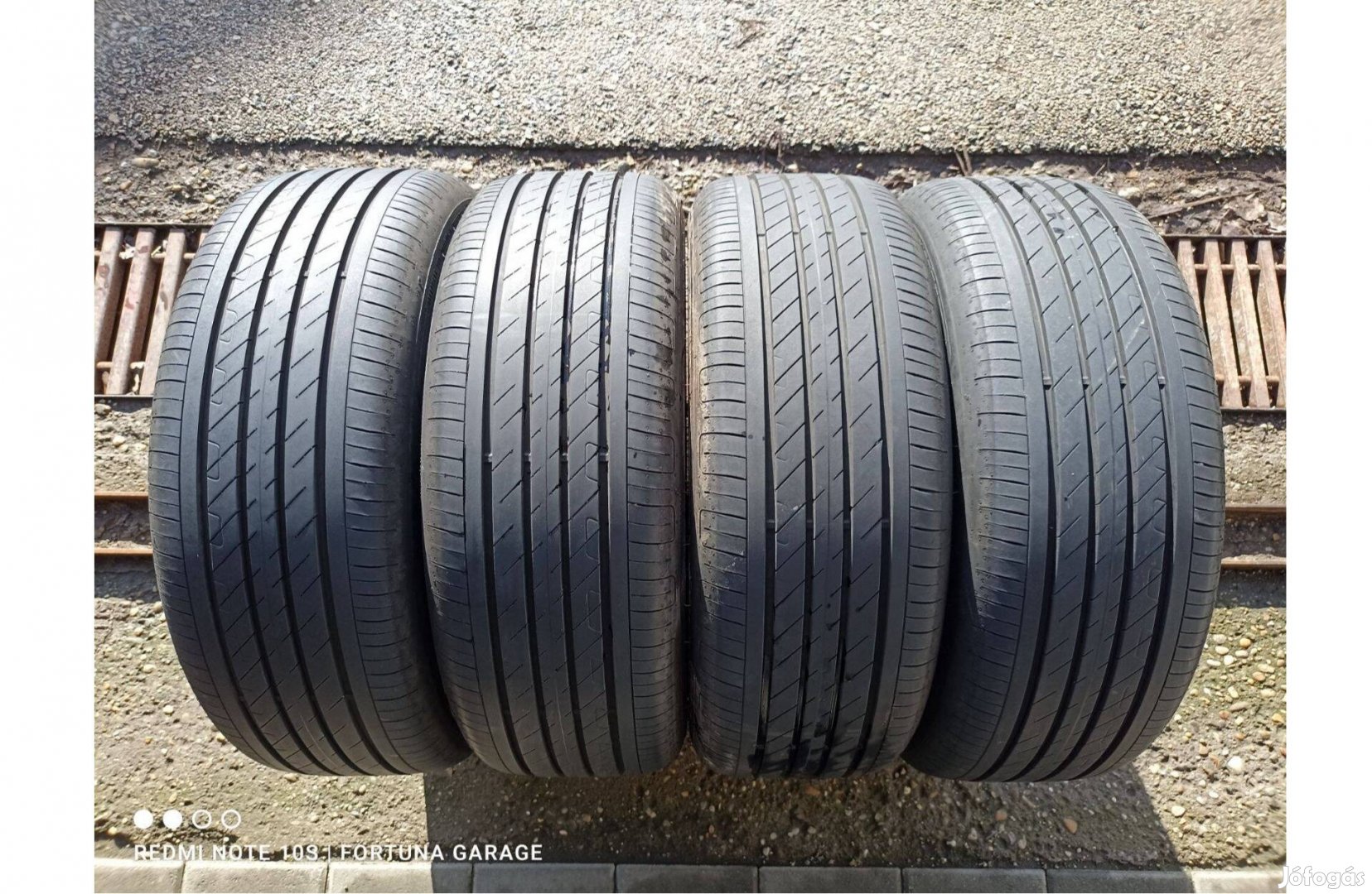 215/50 R18" Goodyear újszerű nyári garnitúra