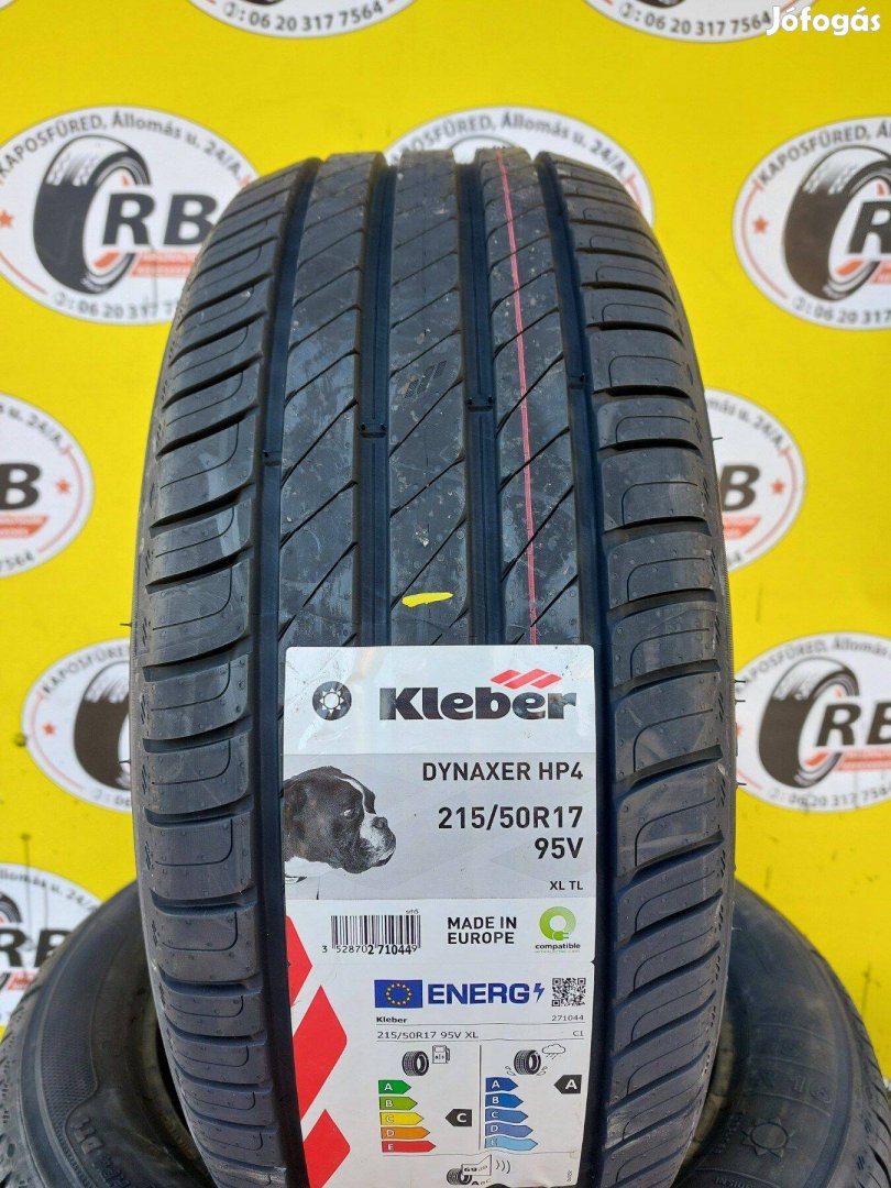 215/50 r17 Új Kleber nyári 2024, 42500ft/db