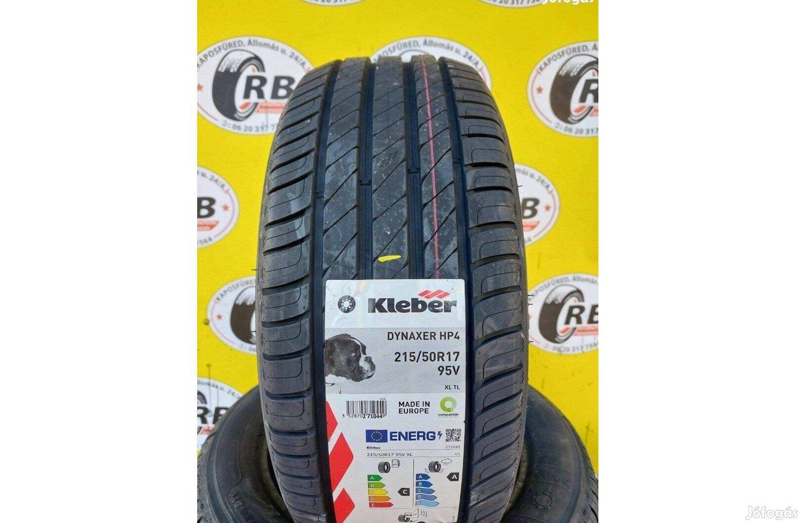 215/50 r17 Új Kleber nyári 2024, 42500ft/db