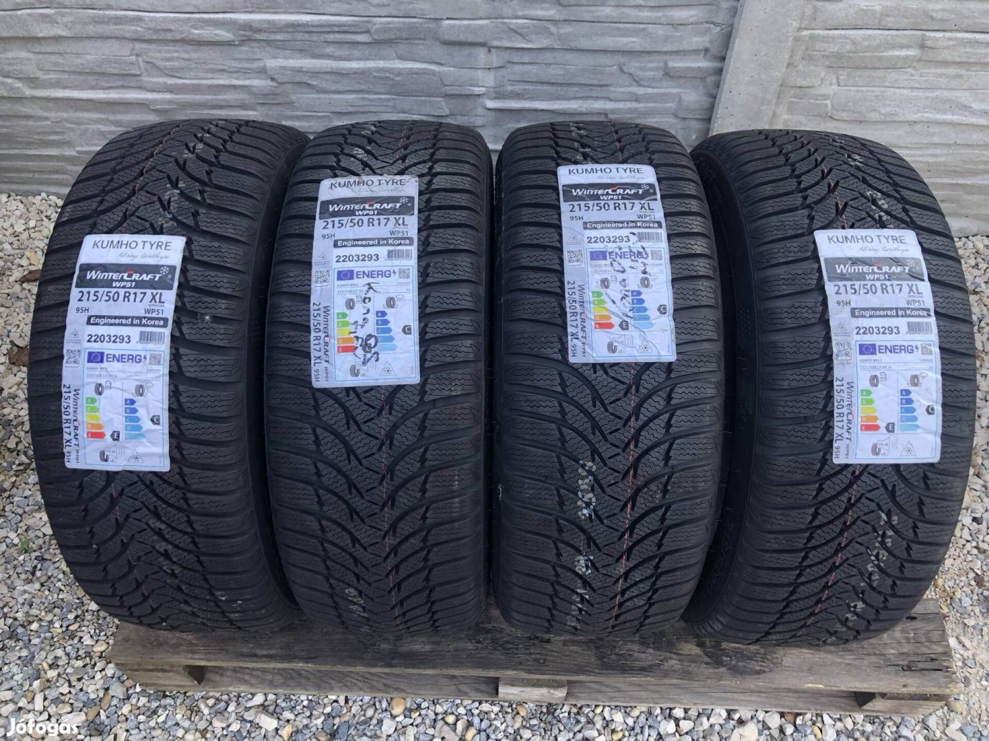 215/50r17 Új Kumho Wintercraft Téli Gumi M+S 17 col