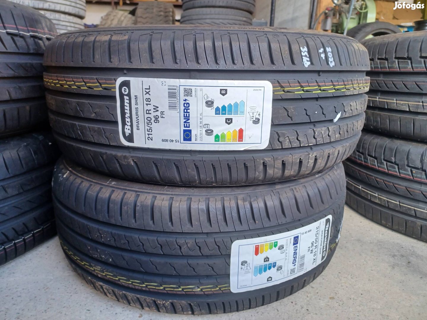 215/50r18 nyári 2db 0km-es Barum 