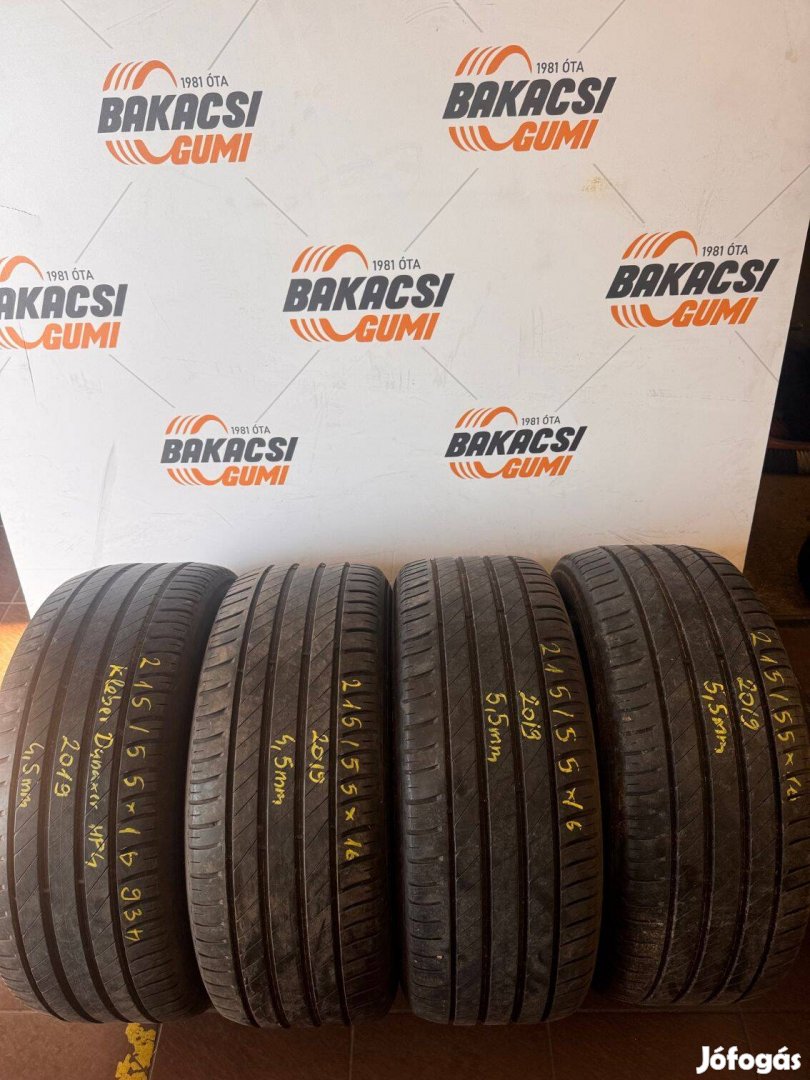 215/55R16 215 55 16 215/55x16 Kleber nyári gumi eladó