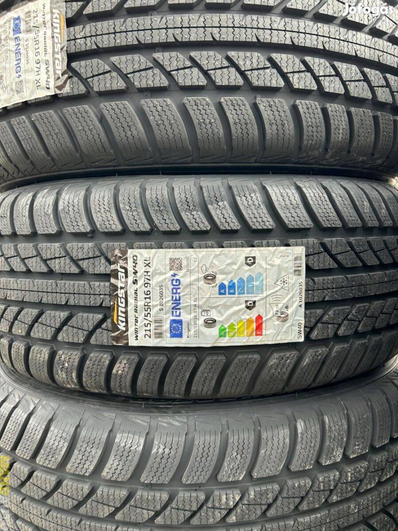 215/55R16 Kingstar SW40(Hankook termék!),Új téligumi