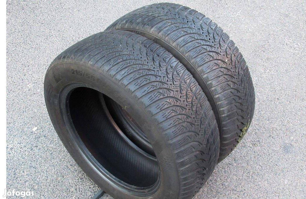 215/55R16 Kumho téligumi 16" téli gumi pár + 1db tartalék