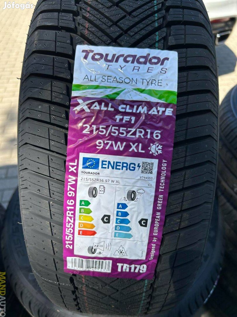 215/55R16 Tourador X All Season(XL),Új négy évszakos gumi