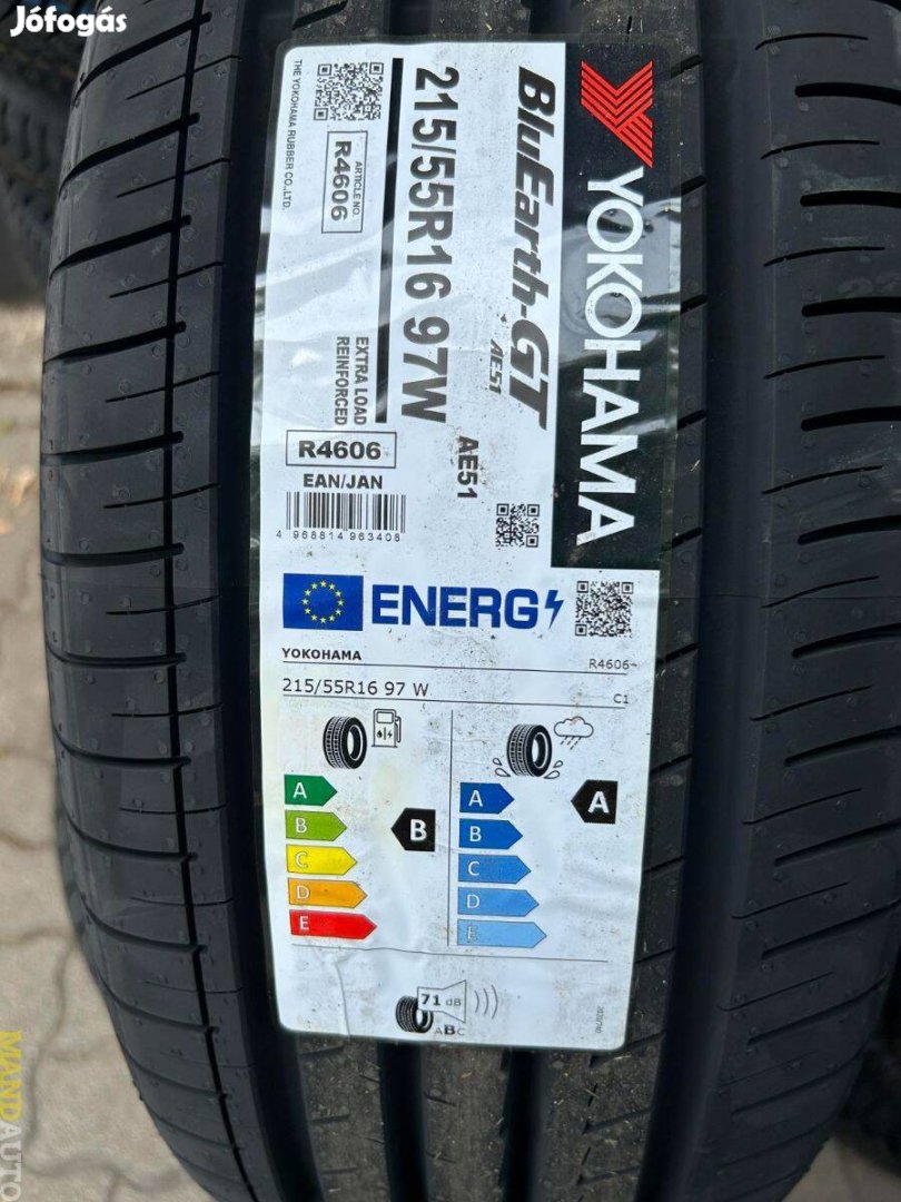 215/55R16 Yokohama GT AE51(XL)