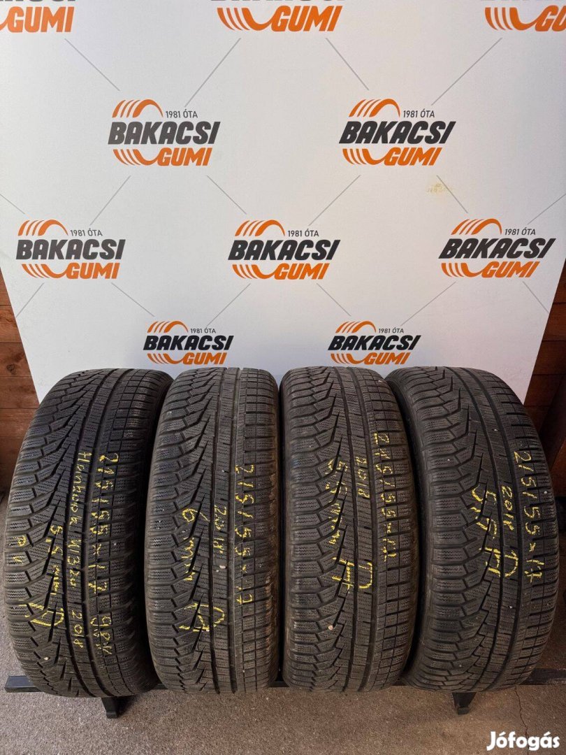 215/55R17 215 55 17 215/55x17 Hankook téli gumi eladó