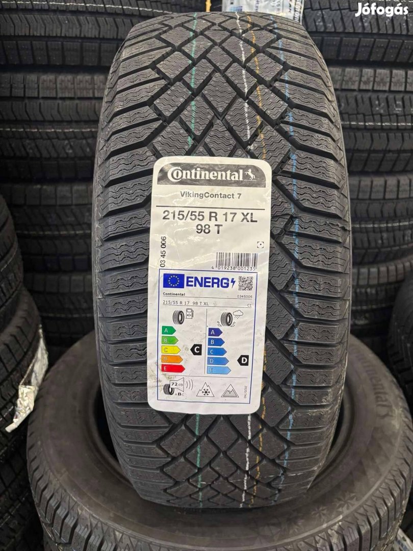 215/55R17 215/55 R17 új Continental téli gumi Dot4723 ÁR/db