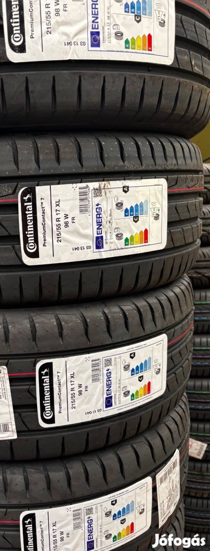 215/55R17 Continental premium contact 7