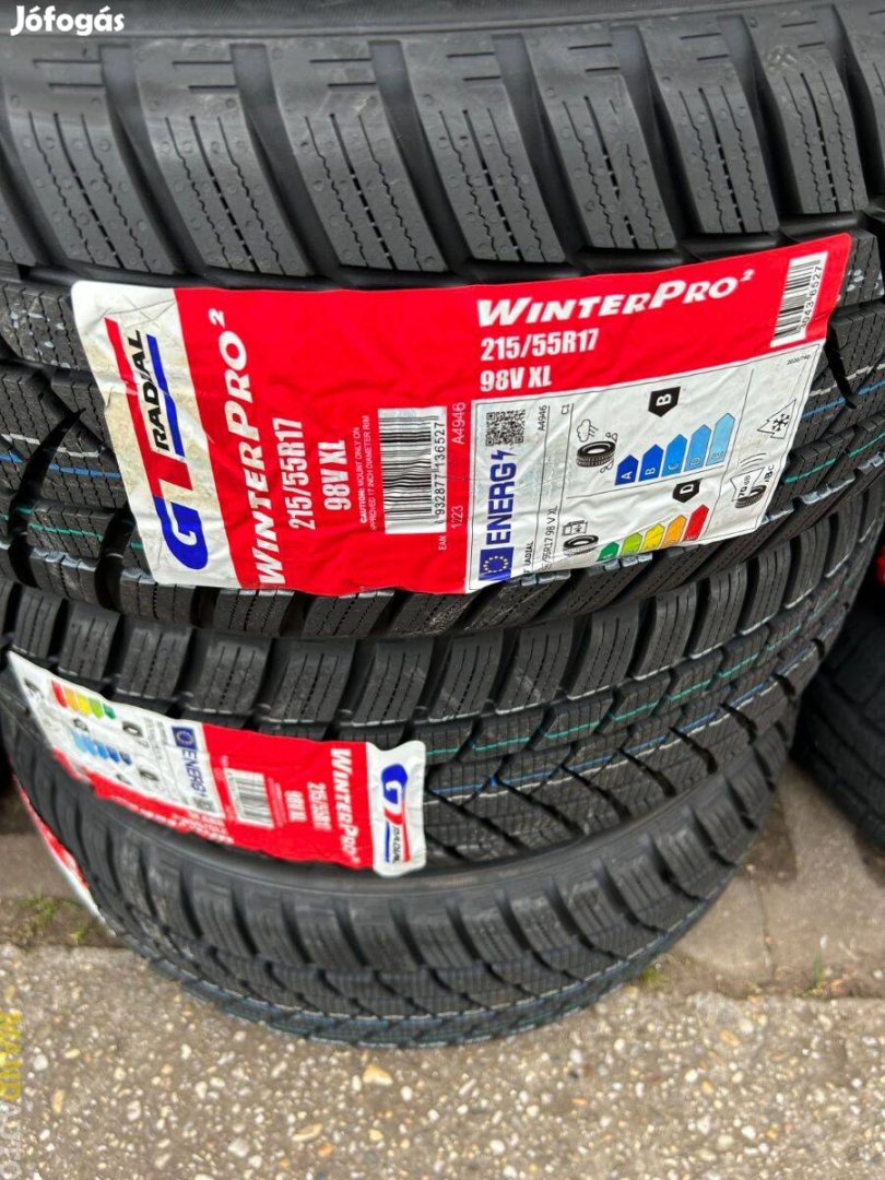 215/55R17 Gtradial Winterpro2 Evo(XL)(Dot:2024!!!),Új téligumi