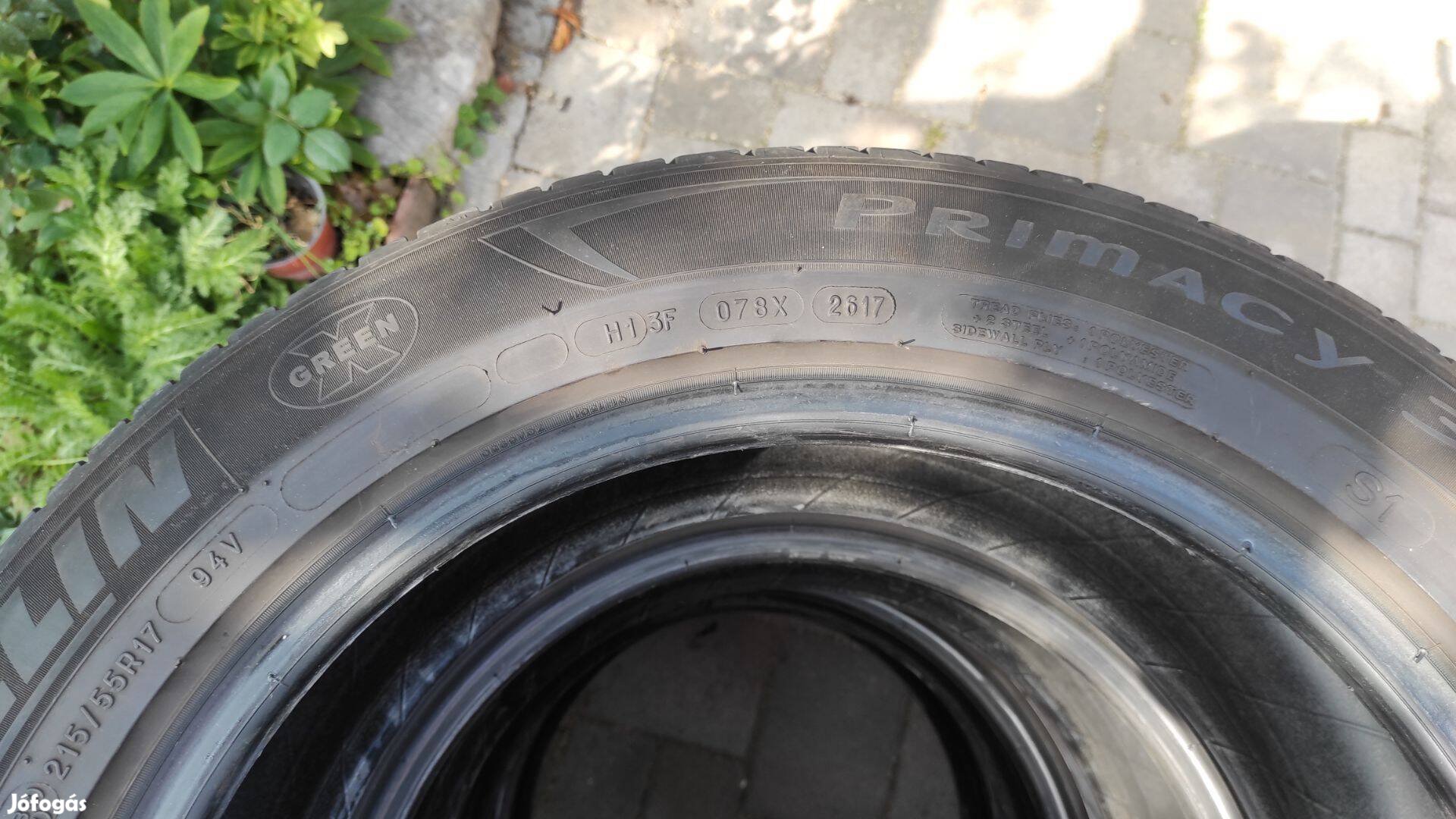 215/55R17 Michelin nyárigumigarnitúra