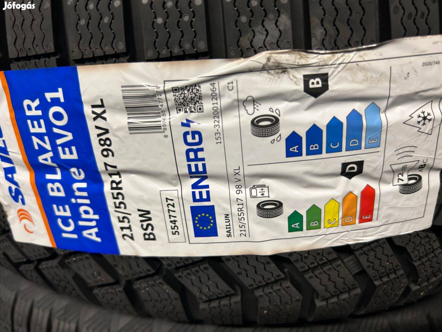 215/55R17 Sailun Ice Blazer Alpine Evo1,Új téligumi