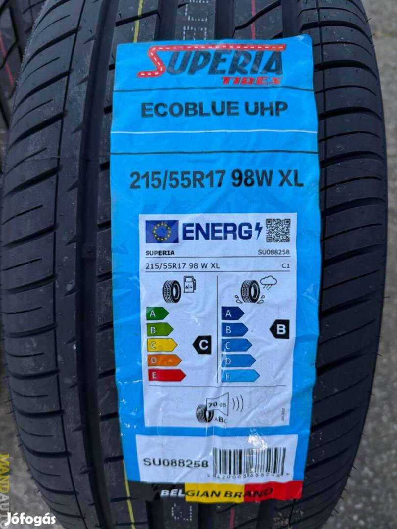 215/55R17 Superia Ecoblue UHP(XL),Új nyárigumi