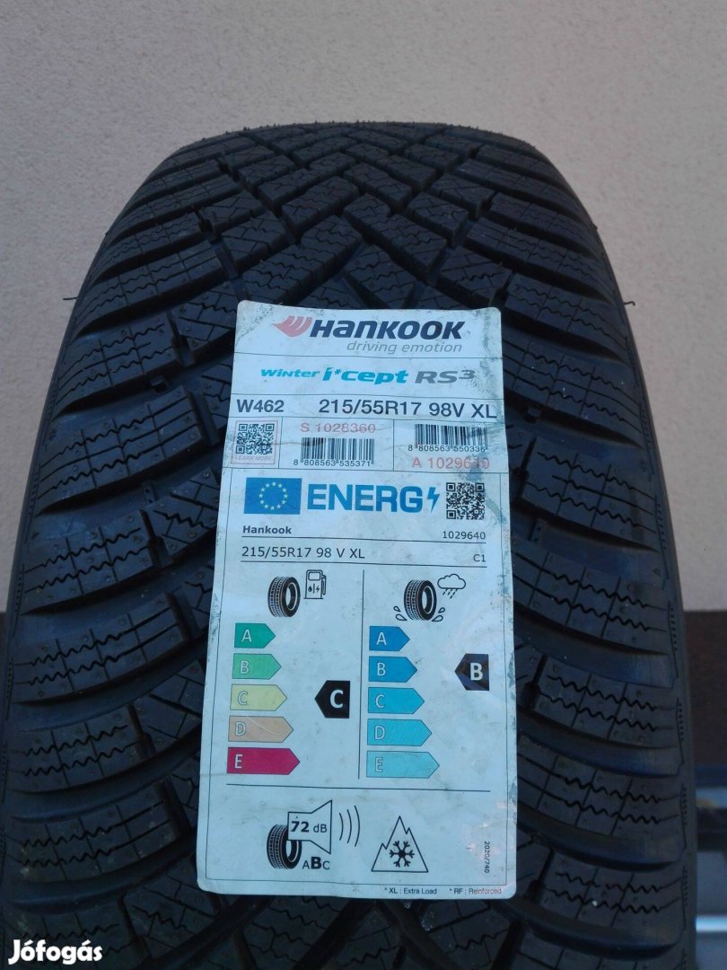 215/55R17 Új Hankook téli gumi garnitúra 215/55 r17