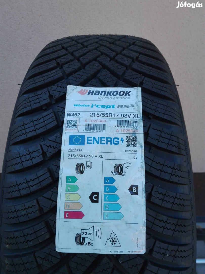 215/55R17 Új Hankook téli gumi garnitúra 215/55 r17