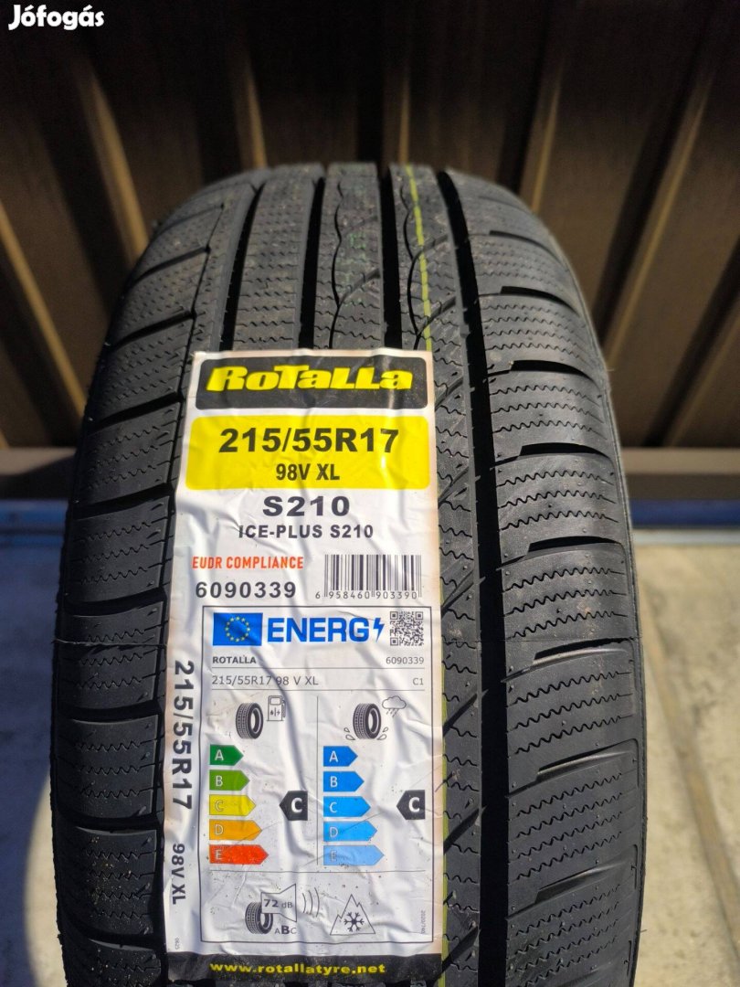 21555R17 Új Rotalla téli gumi garnitúra 21555 r17