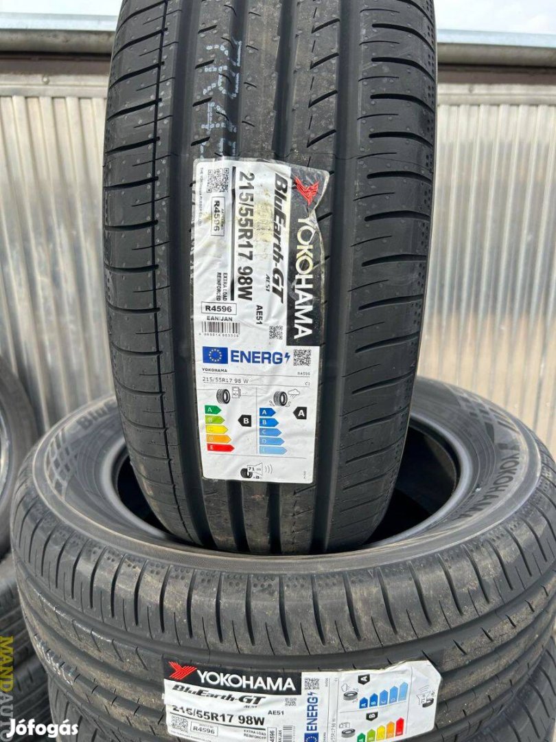 215/55R17 Yokohama GT AE51(XL),Új nyárigumi