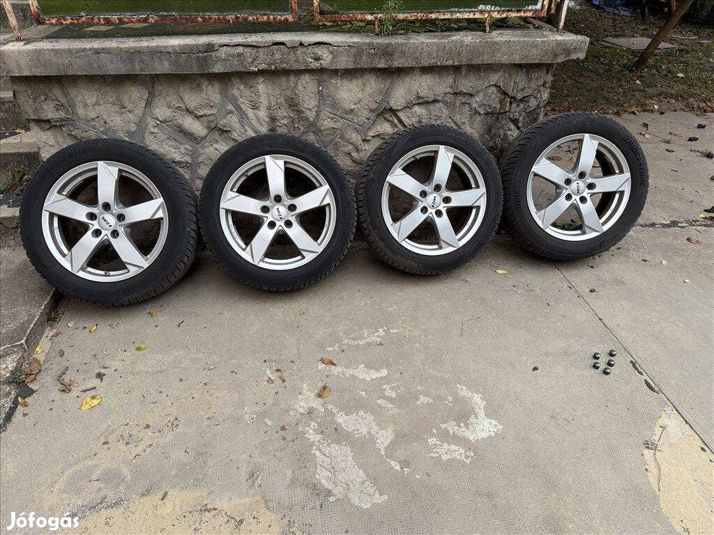 215/55R17 téli gumi 5X112 Rial alufelni garnitúra