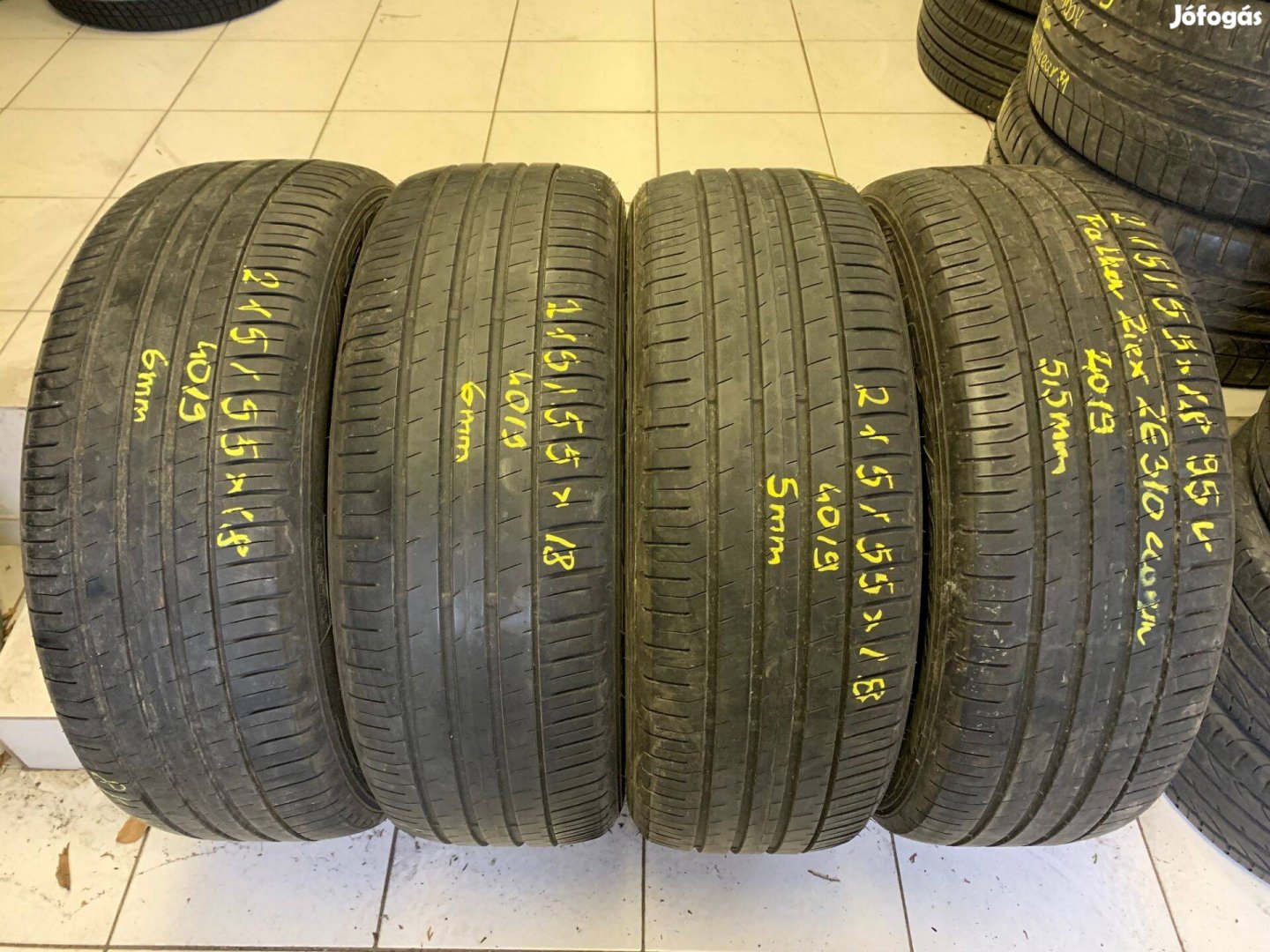 215/55R18 215 55 18 215/55x18 Falken nyári gumi eladó