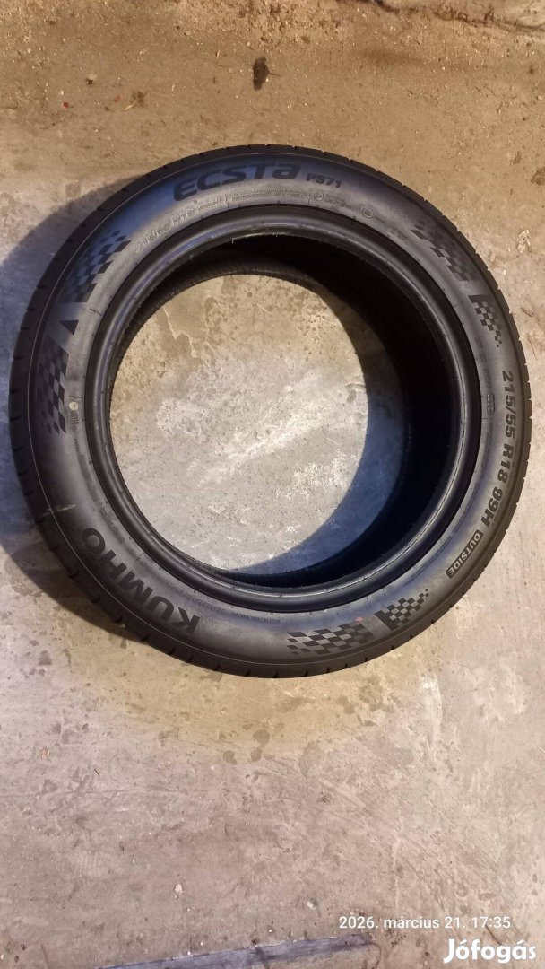 21555R18 99H Kumho Ecsta PS71 nyári gumi 4db