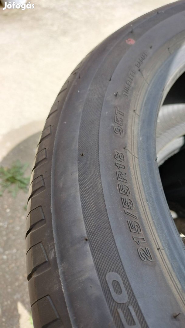 215/55R18 Bridgestone nyári gumi eladó