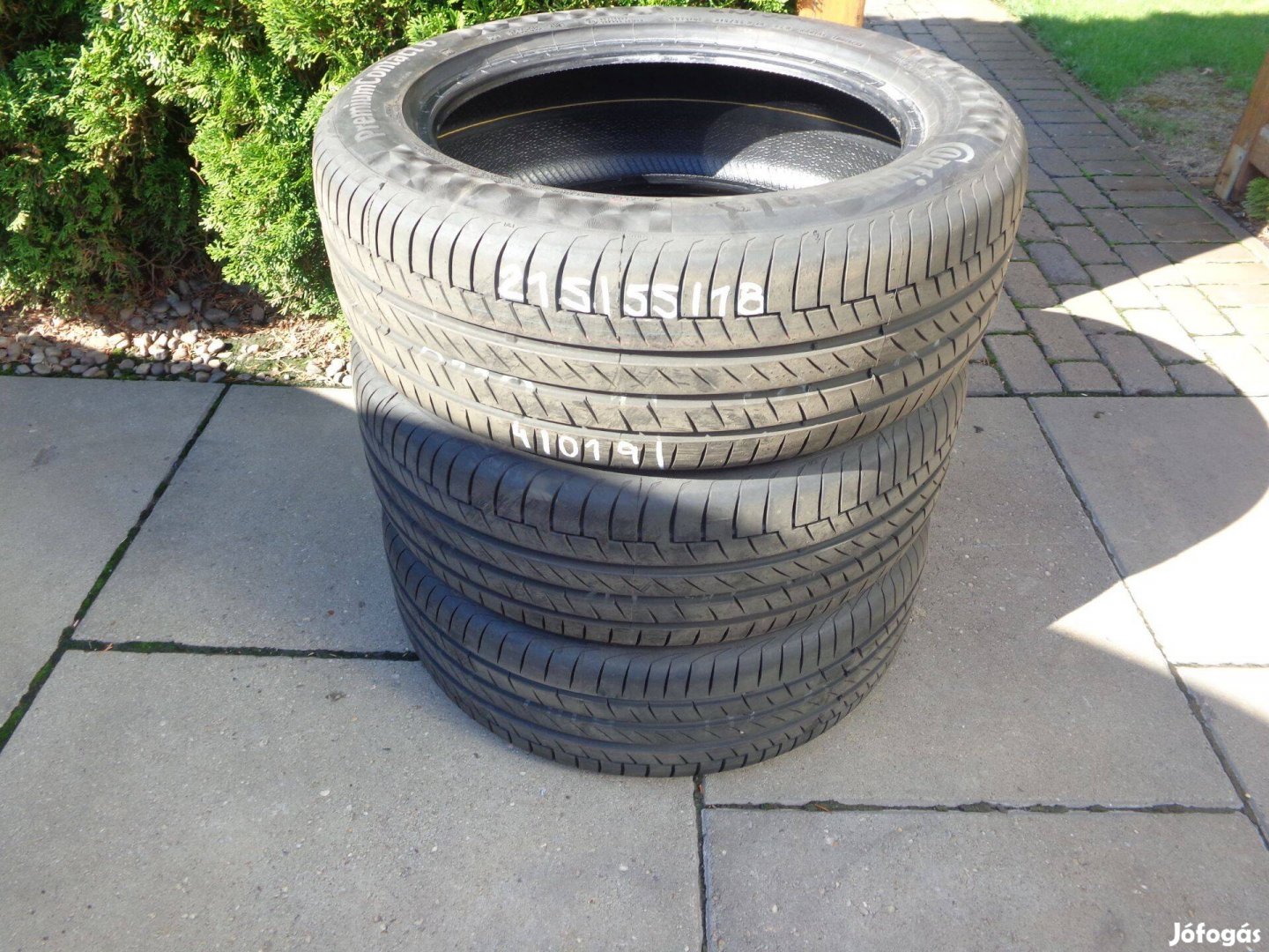 215/55R18 Continental nyári gumik 3darab