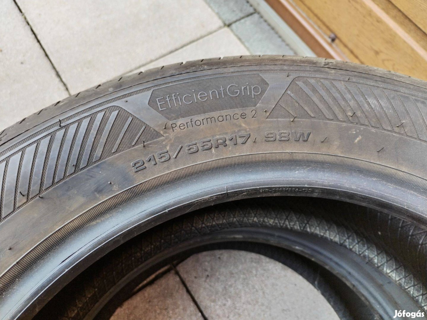 215 55 17 goodyear nyári gumi 2 db