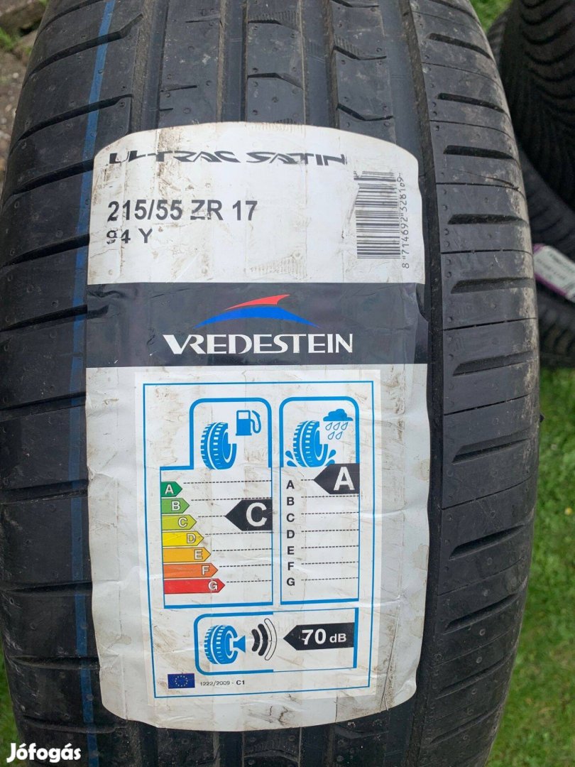215 55 17 vredestein ultrac satin uj nyári gumi