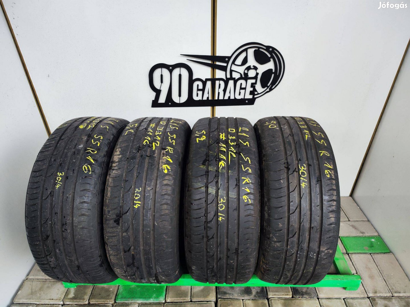 215/55 R16 Continental 4db Nyárigumi 90Garage #1116