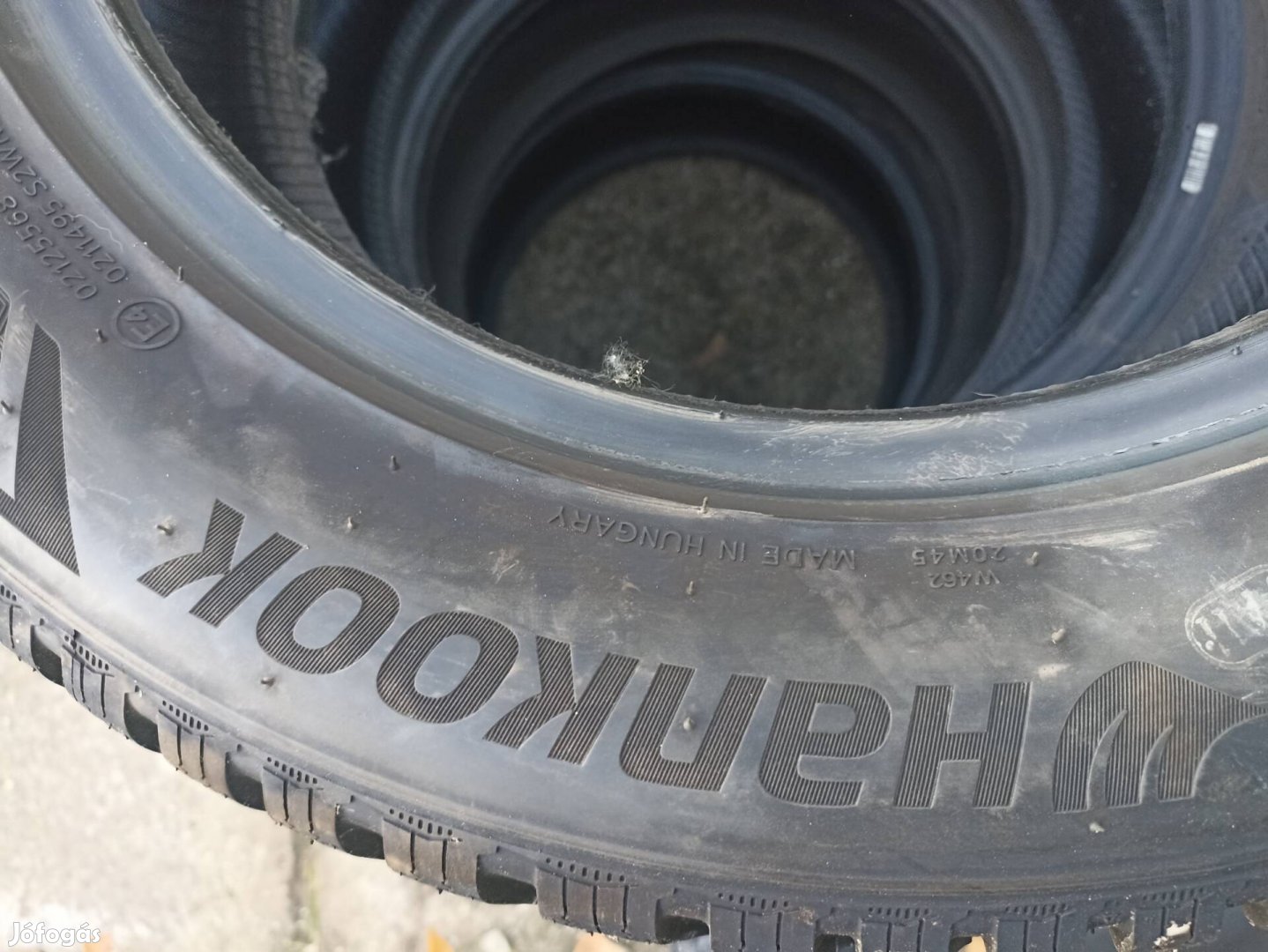 215/55 R16 Hankook téligumi 1000 km-t futott