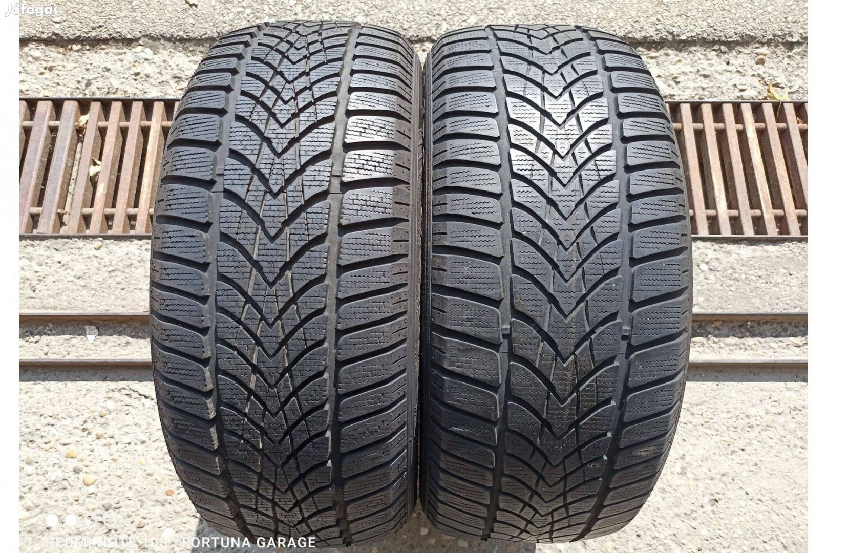 215/55 R16" Dunlop használt téli gumik