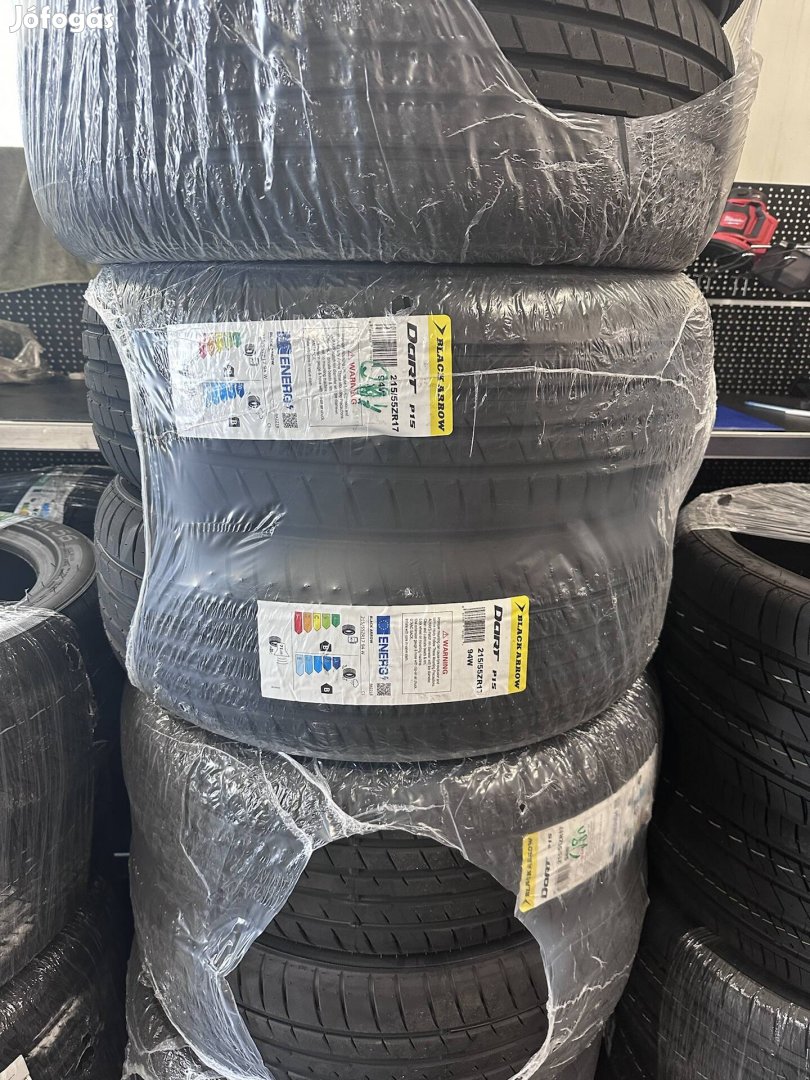 215/55 R17 4 db új nyári gumi