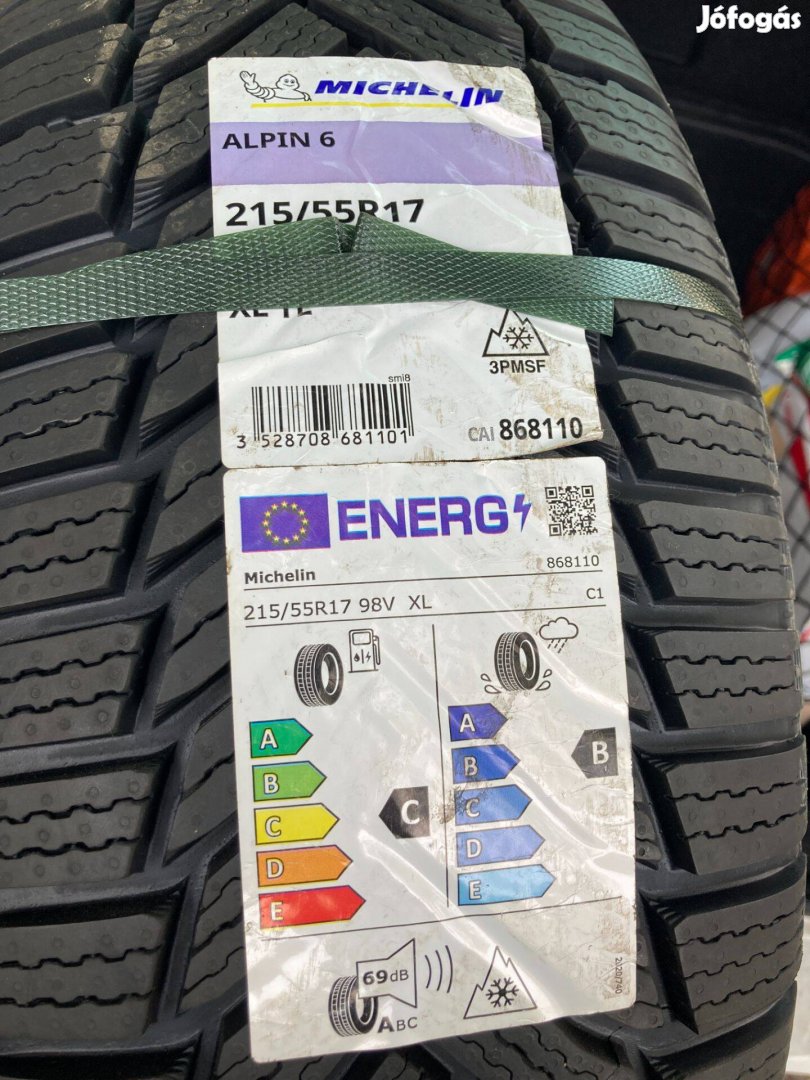 215/55 R17 98V XL Michelin Alpin 6