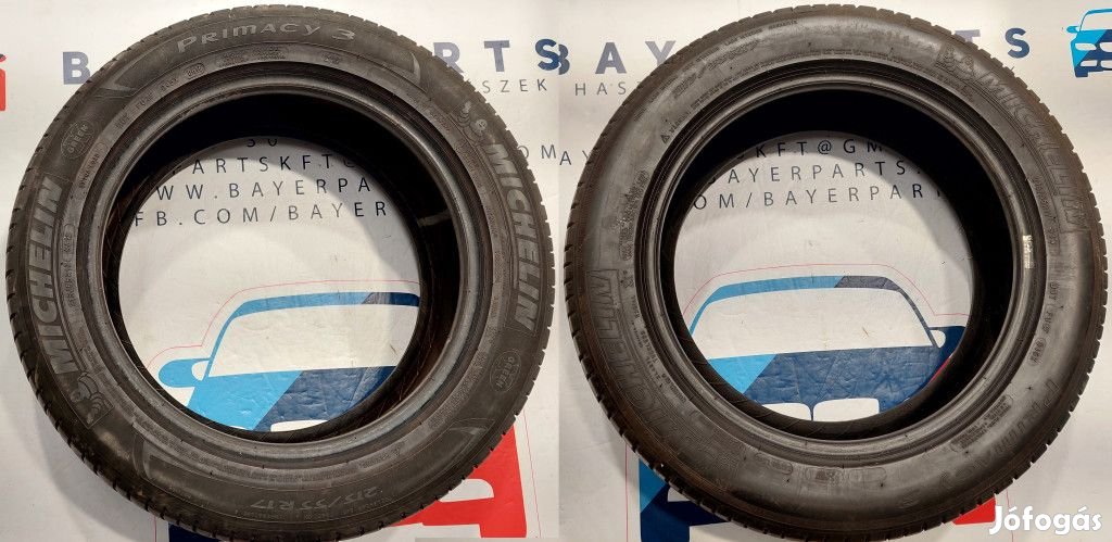 215/55 R17 Michelin Primacy 3 nyárigumi nyári gumi pár