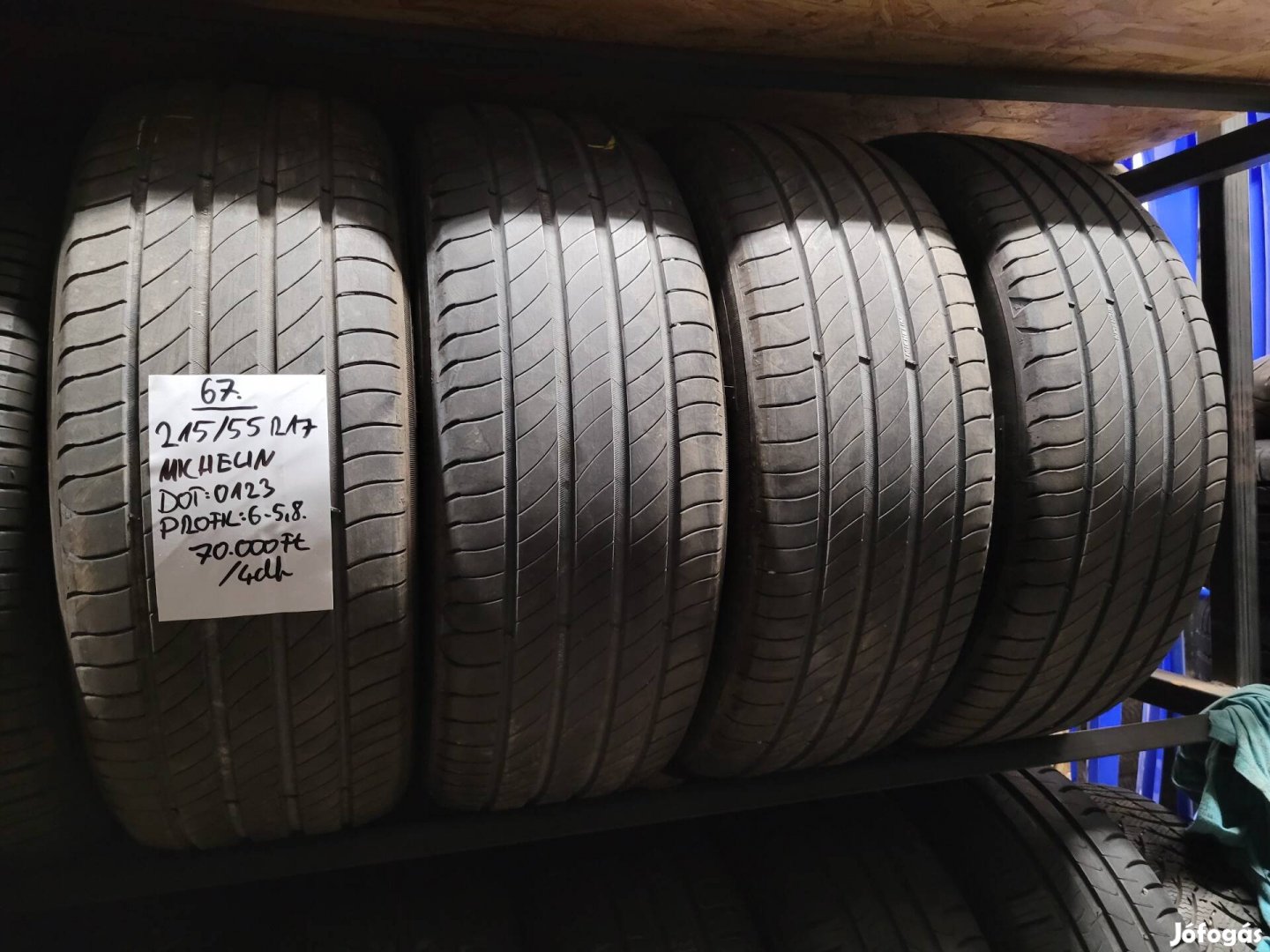 215/55 R17 Michelin nyári gumik