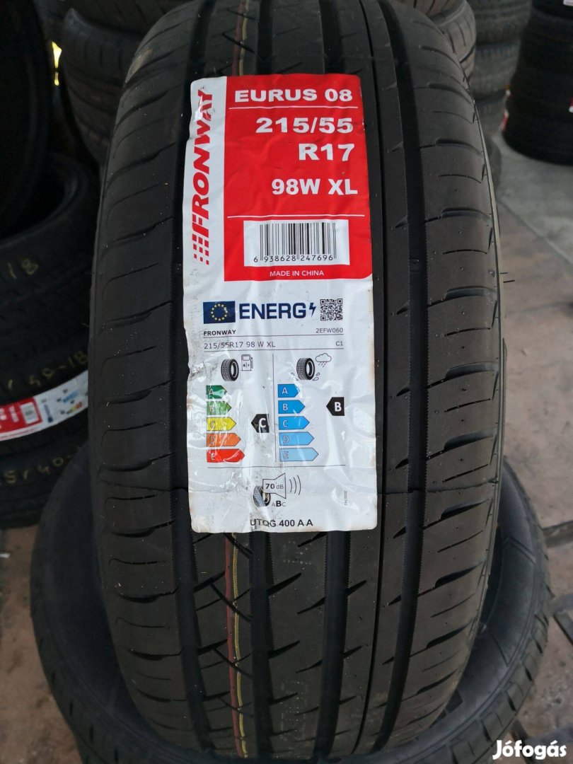 215/55 R17 Új!! Fronway nyári gumi 89000ft a 4db /269/