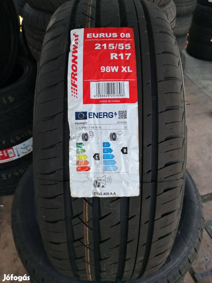 215/55 R17 Új!! Fronway nyári gumi 89000ft a 4db /275/