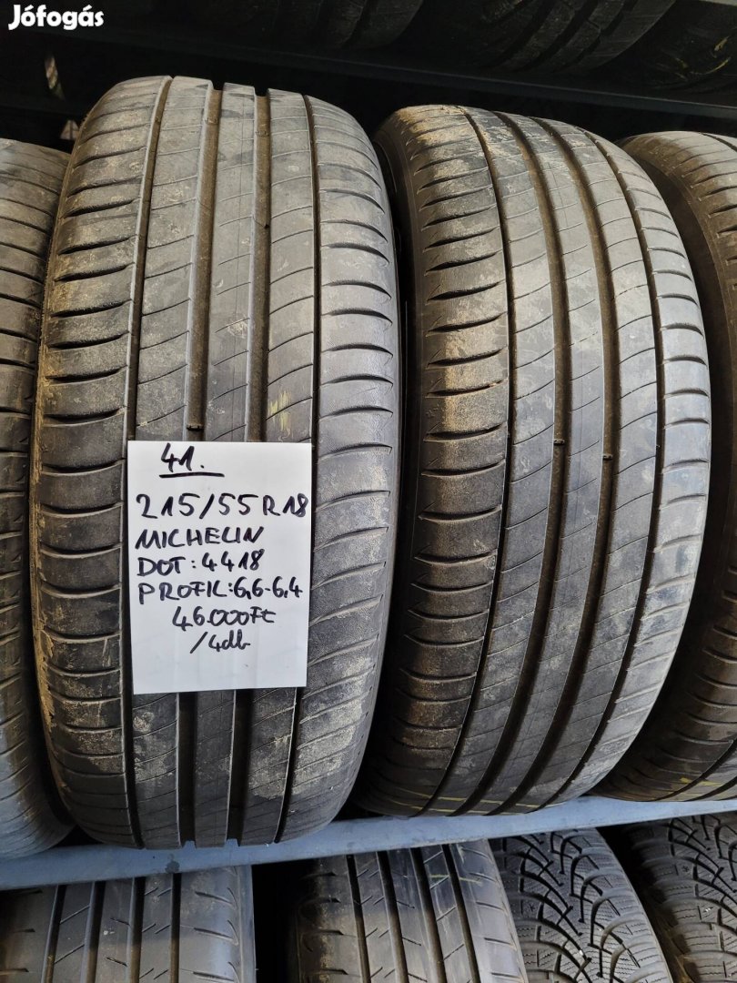 215/55 R18 Michelin nyári gumik